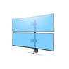Desk Mount Dual Vertical Monitor