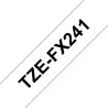 Tape Black on White 18mm | APLIUM