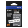Tape Black on Clear 18mm | APLIUM