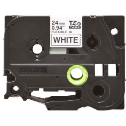 Tape Black on White 24mm | APLIUM