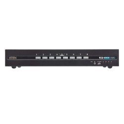 8-PORT USB - 4K Displayport Secure Kvm Switch With Card Read | APLIUM