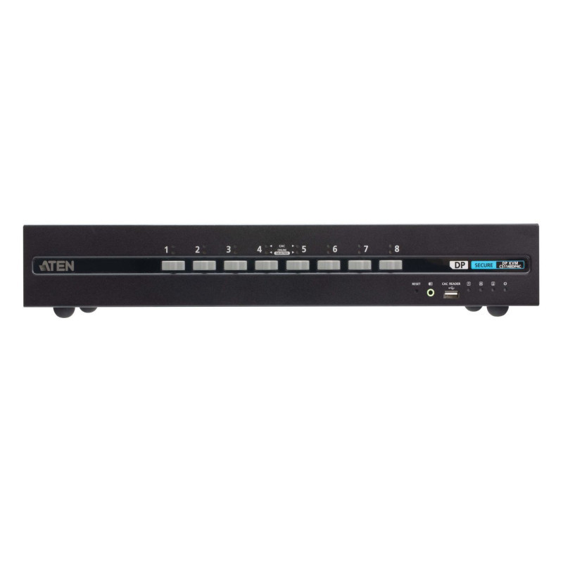 8-PORT USB - 4K Displayport Dual Display Secure Kvm Switch W | APLIUM