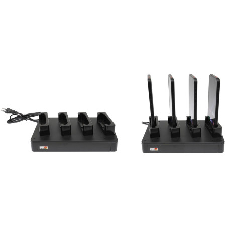 4 way desktop charging dock.