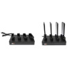 4 way desktop charging dock.