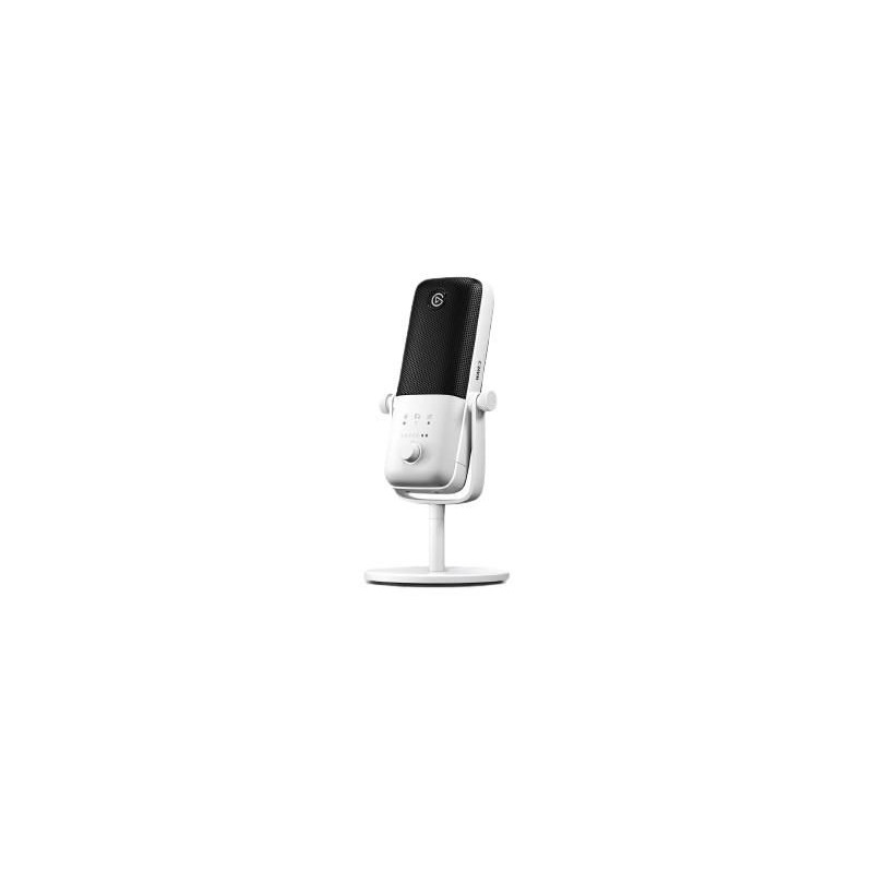 Wave 3 White Table Microphone
