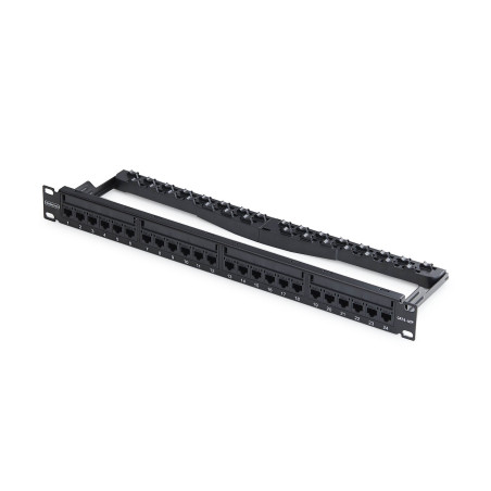 24 Port 1U Feed Through Patch Panel