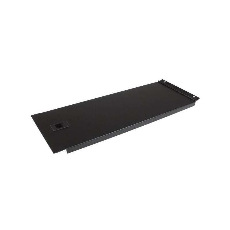 4U Solid Blank Panel with Hinge
