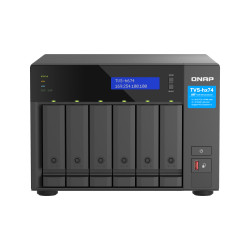 6-bay QuTS hero NAS i512400 6c/12-thread