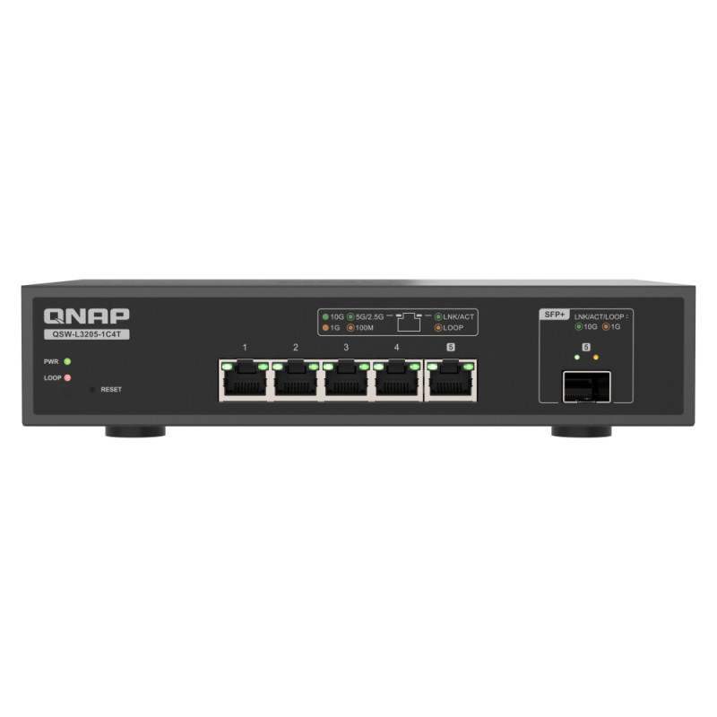 QSW-L3205-1C4T 4 ports 10Gbps 1 port 1