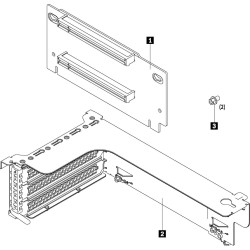 DCG TS x16/x8 PCIe Riser