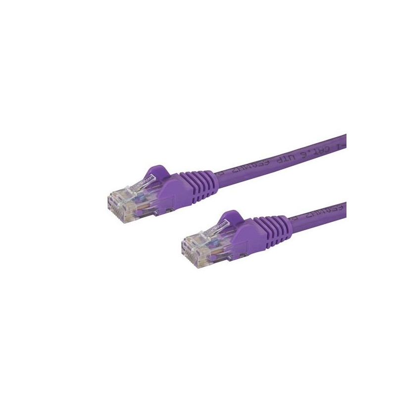 1m Purple Snagless Cat6 Patch Cable