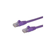 1m Purple Snagless Cat6 Patch Cable