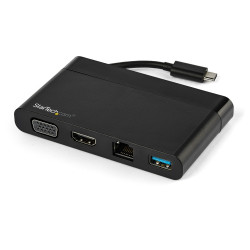 USB C Adapter - HDMI+VGA - 1xA - GbE