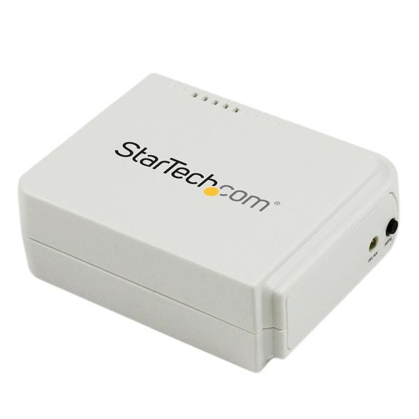 StarTech.com Servidor de Impresión Inalámbrico Wireless N y Ethernet de 1 Puerto USB - 802.11 b/g/n, Windows 10, Windows 10 Educ