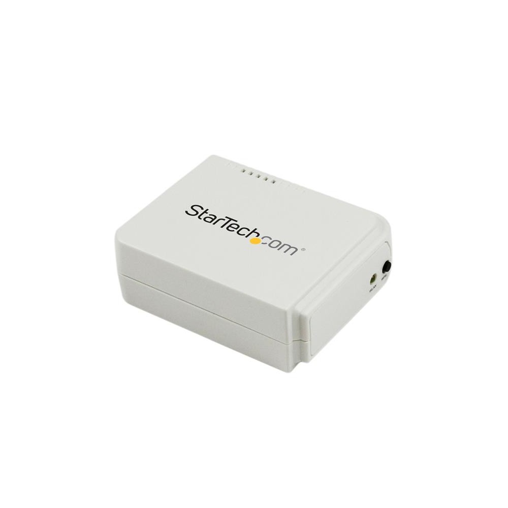 StarTech.com Servidor de Impresión Inalámbrico Wireless N y Ethernet de 1 Puerto USB - 802.11 b/g/n, Windows 10, Windows 10 Educ