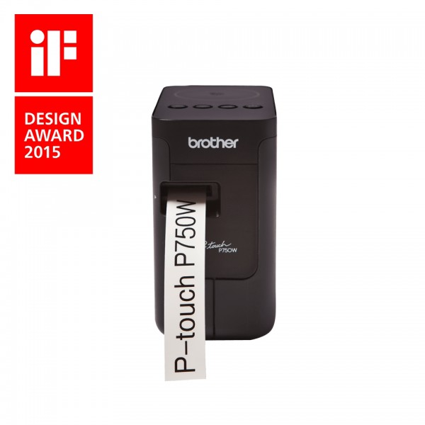 Brother PT-P750W, HSE/TZe, 180 x 180 DPI, 30 mm/s, Inalámbrico y alámbrico, Negro