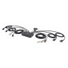 2-Port Dual-Monitor Cable KVM Switch