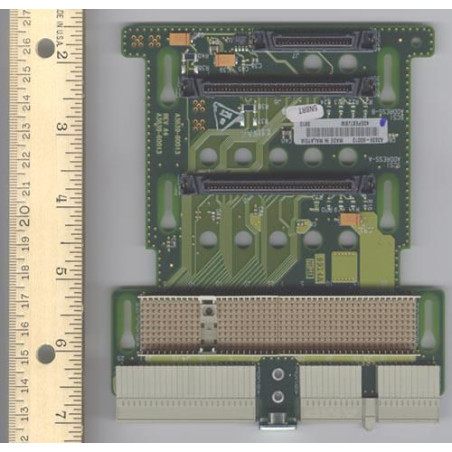 Disk backplane with SCSI and