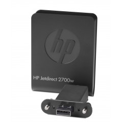 HP Jetdirect Servidor de impresión inalámbrico USB 2700w, Negro, Negocios, Empresa, LAN inalámbrica, IEEE 802.11b, IEEE 802.11g,