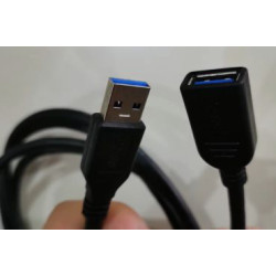 USB 3.0 A-A 1.8 m M-F, Black