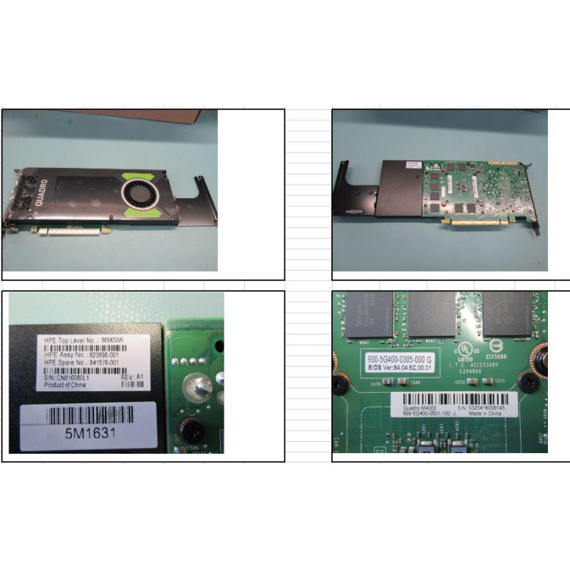 PCA NVIDIA QUADRO M4000 GPU