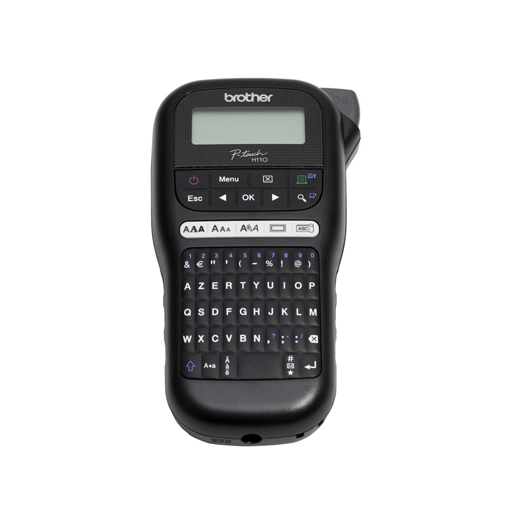 Brother PT-H110, QWERTY, TZe, Transferencia térmica, 180 x 180 DPI, 20 mm/s, AAA