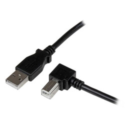 2m USB 2.0 A to Right Angle B Cable M/M