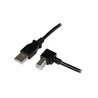 2m USB 2.0 A to Right Angle B Cable M/M