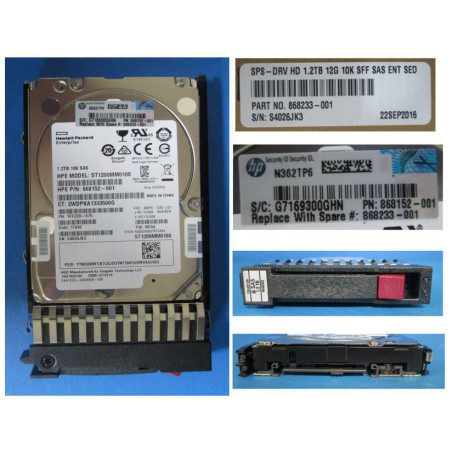 HD 1.2TB 12G 10K SFF SAS ENT