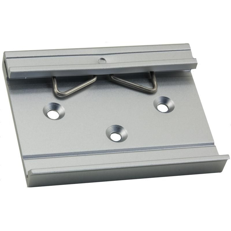 DIN rail mounting set for