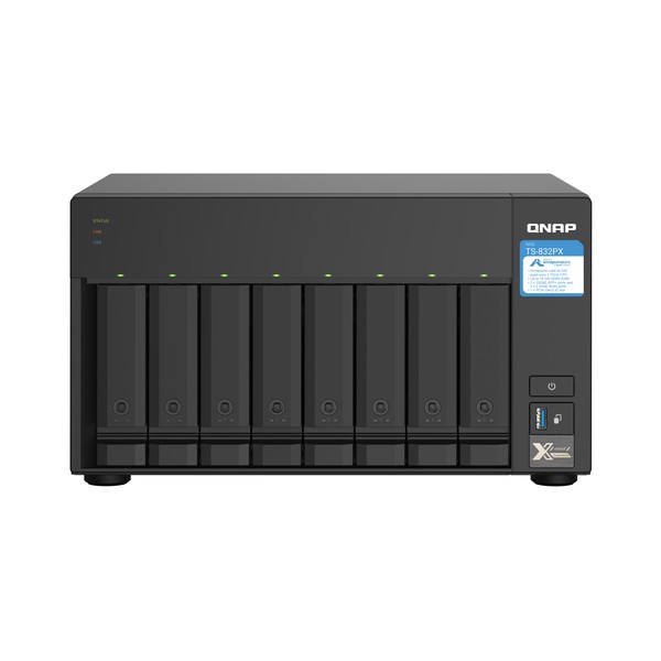 QNAP TS-832PX, NAS, Torre, Annapurna Labs, AL324, 4 GB, DDR4