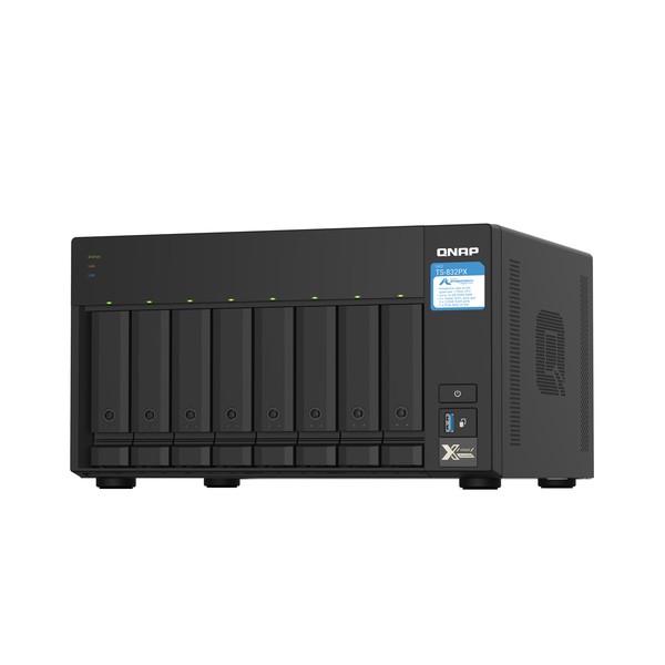 QNAP TS-832PX, NAS, Torre, Annapurna Labs, AL324, 4 GB, DDR4