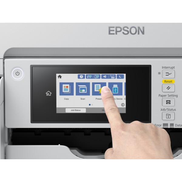 Epson EcoTank ET-M16680, Inyección de tinta, Impresión en blanco y negro, 4800 x 1200 DPI, A3, Impresión directa, Negro, Gris