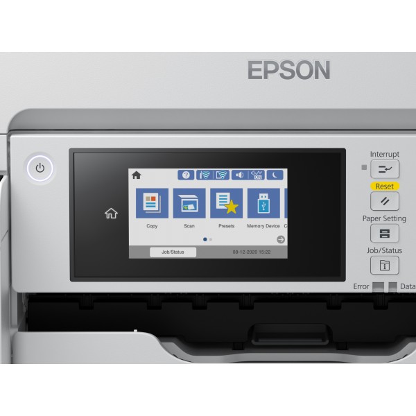 Epson EcoTank ET-M16680, Inyección de tinta, Impresión en blanco y negro, 4800 x 1200 DPI, A3, Impresión directa, Negro, Gris