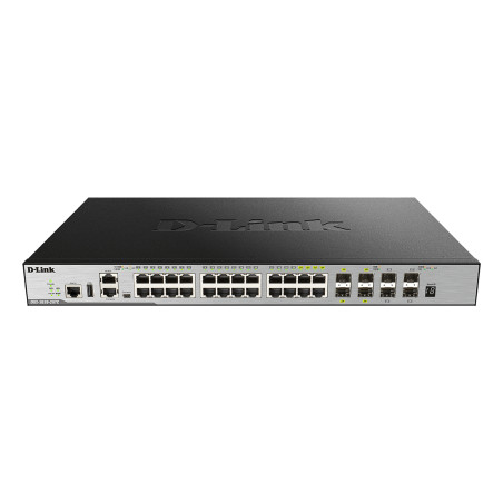 28-Port Layer 3 Gigabit PoE Stack Switch