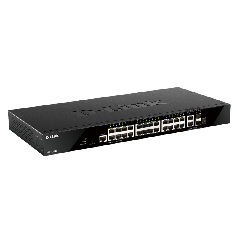 28-Port Smart Managed Gigabit Stack Swit