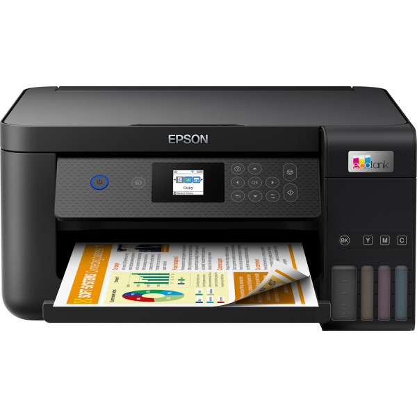 Epson EcoTank Impresora multifunción ET-2850 A4 con depósito de tinta, conexión Wi-Fi, Inyección de tinta, Impresión a color, 57