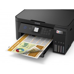 Epson EcoTank Impresora multifunción ET-2850 A4 con depósito de tinta, conexión Wi-Fi, Inyección de tinta, Impresión a color, 57