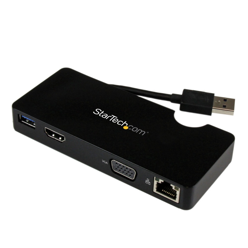 Travel Dock for Laptops - HDMI or VGA