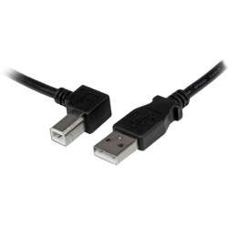 3m USB 2.0 A to Left Angle B Cable M/M