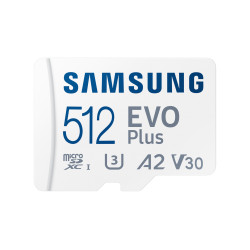Micro SD EVO PLUS 2023 512GB+SD Adapter