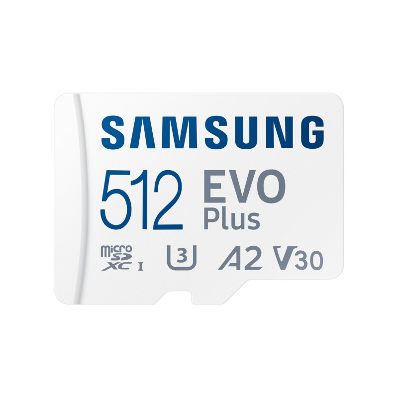 Micro SD EVO PLUS 2023 512GB+SD Adapter