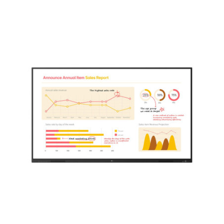 LG 86TR3BQ-B pizarra blanca interactiva 2,18 m (86") 3840 x | APLIUM