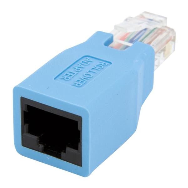 StarTech.com Adaptador Rollover/Consola Cisco para Cable RJ45 Ethernet M/H, RJ-45, RJ-45, Azul