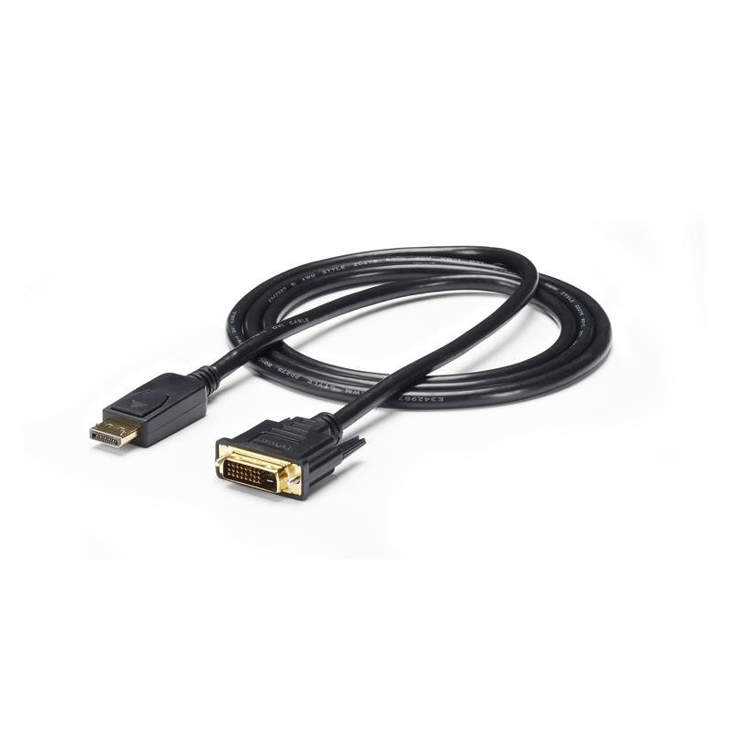 6 ft DisplayPort to DVI Cable - M/M