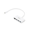 3 Port USB C Hub w/GbE - C to A USB 3.0