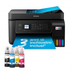 Epson EcoTank ET-4800, Inyección de tinta, Impresión a color, 5760 x 1440 DPI, A4, Impresión directa, Negro