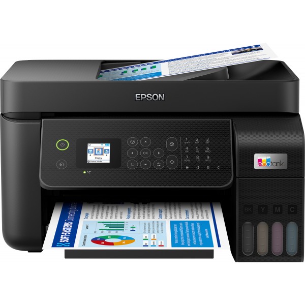 Epson EcoTank ET-4800, Inyección de tinta, Impresión a color, 5760 x 1440 DPI, A4, Impresión directa, Negro