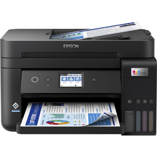 Epson EcoTank Impresora multifunción ET-4850 A4 con depósito de tinta, conexión Wi-Fi, Inyección de tinta, Impresión a color, 48