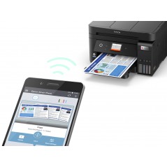 Epson EcoTank Impresora multifunción ET-4850 A4 con depósito de tinta, conexión Wi-Fi, Inyección de tinta, Impresión a color, 48